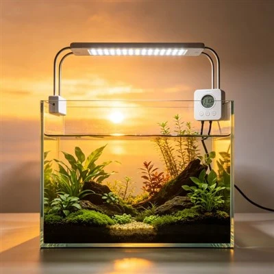 Gün Doğumu ve Gün Batımı Zamanlayıcılı LED Akvaryum Işığı